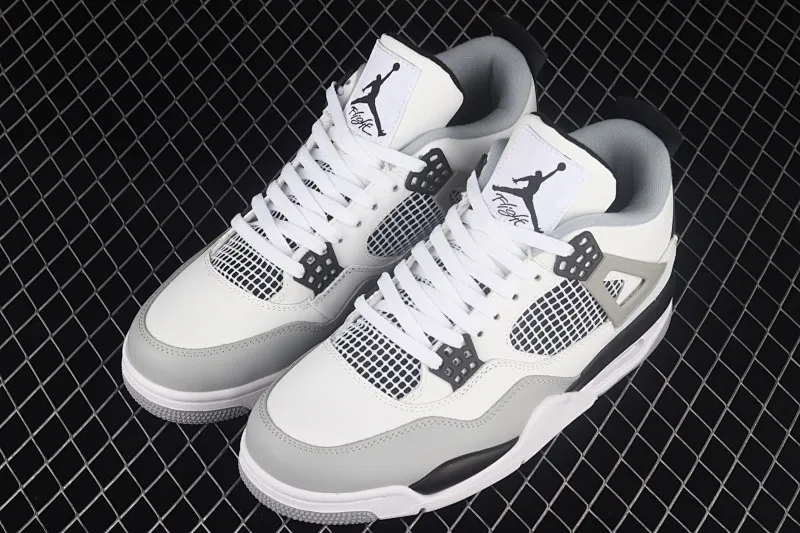 All categories Air Jordan Jordan series basketball shoes Air Jordan 4 Air Jordan 4 Retro GS "Light Smoke Grey" AJ4 Joe 4 white smoke gray basketball shoes CT8527-021
